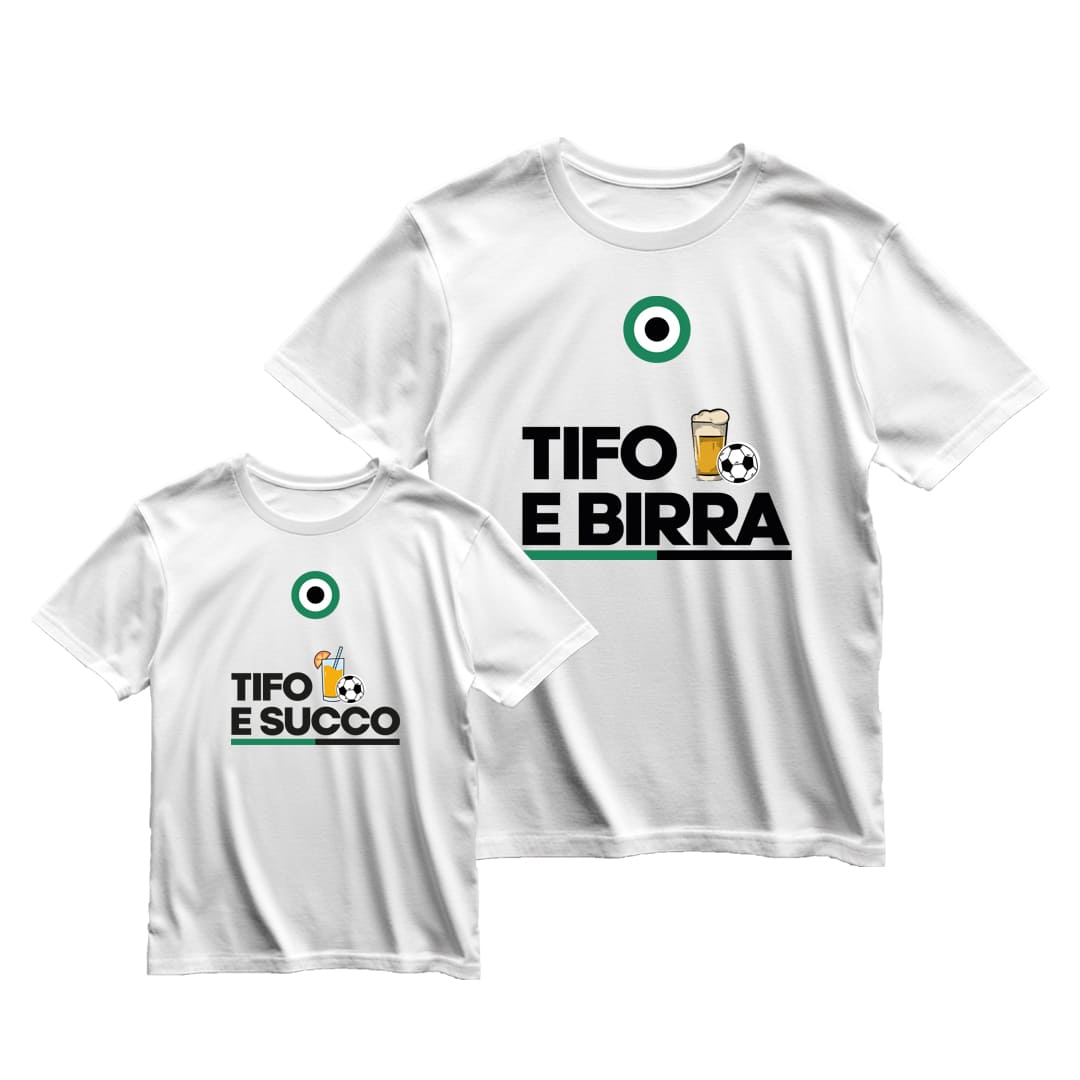Coppia T-Shirt Padre & Figlio "Tifo e..."