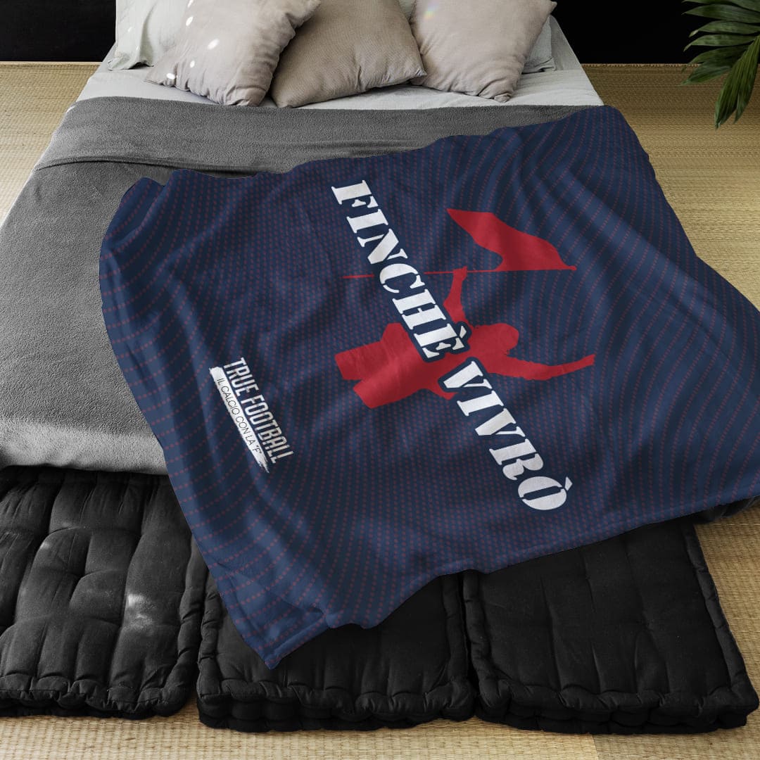 Coperta in Pile del Tifoso "Finché Vivrò"