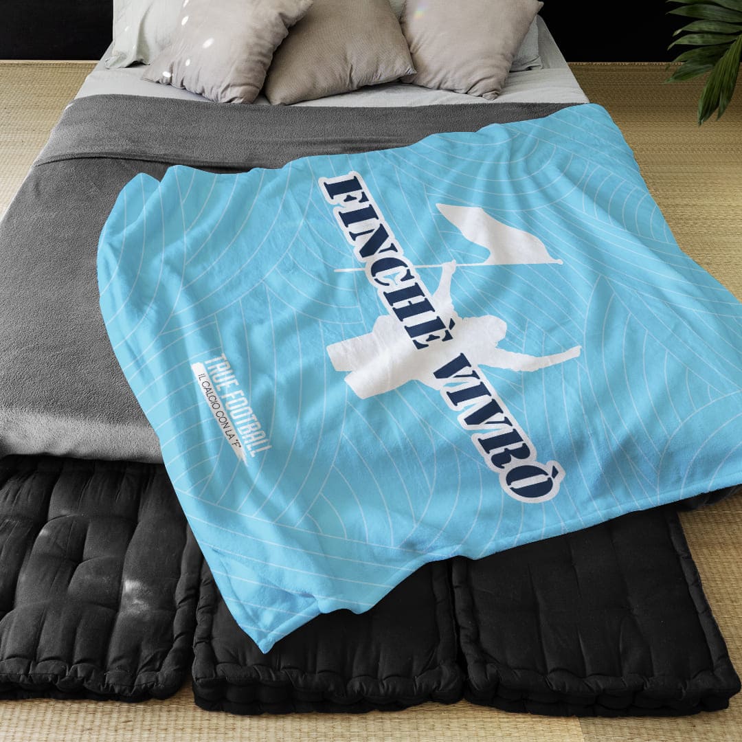 Coperta in Pile del Tifoso "Finché Vivrò"