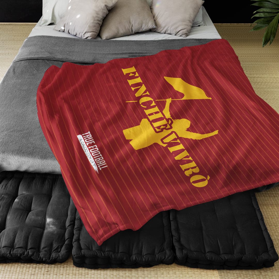 Coperta in Pile del Tifoso "Finché Vivrò"