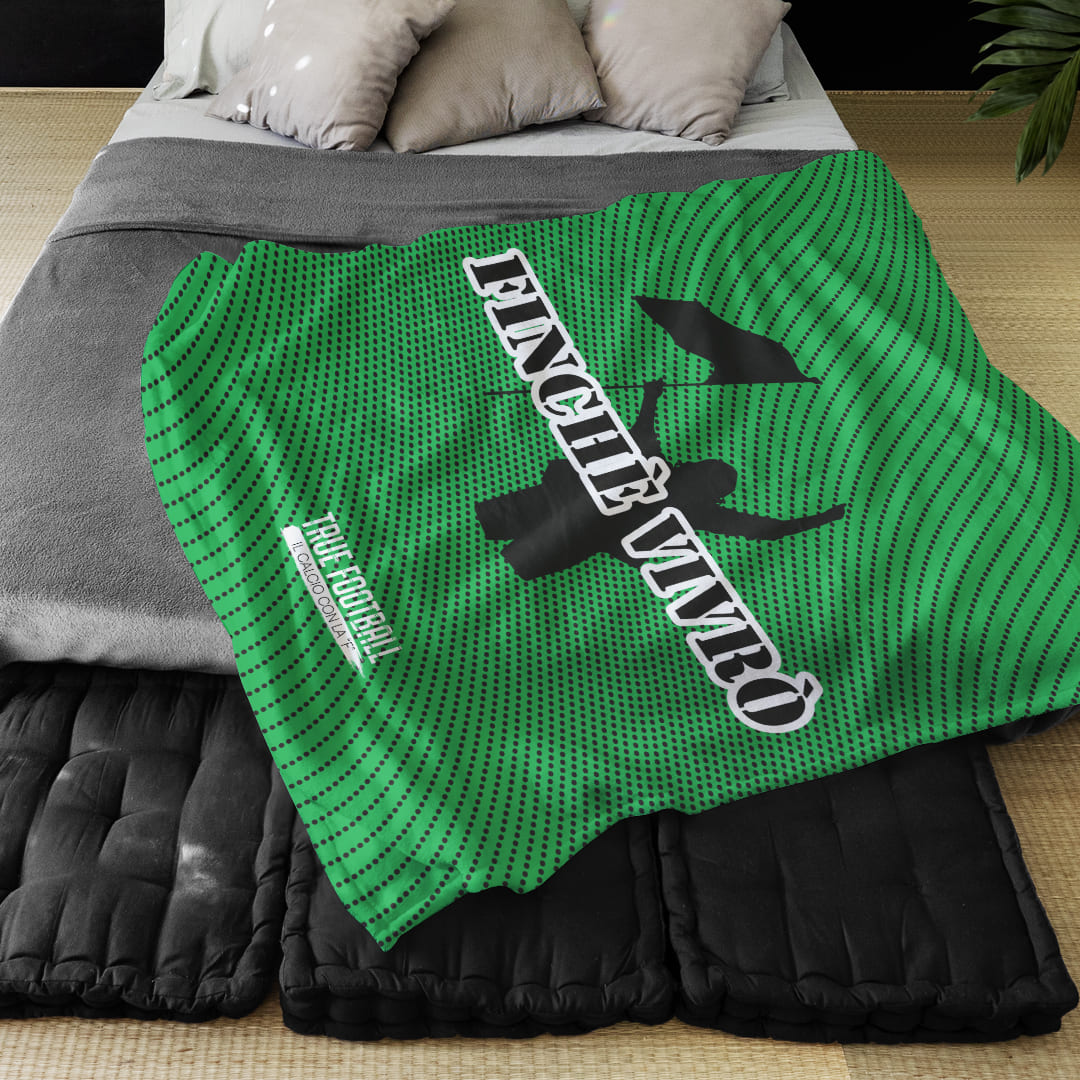 Coperta in Pile del Tifoso "Finché Vivrò"