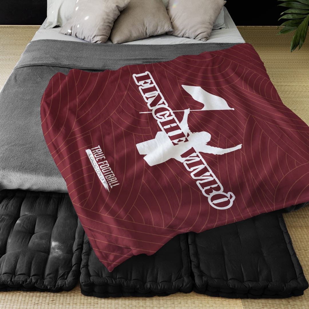 Coperta in Pile del Tifoso "Finché Vivrò"
