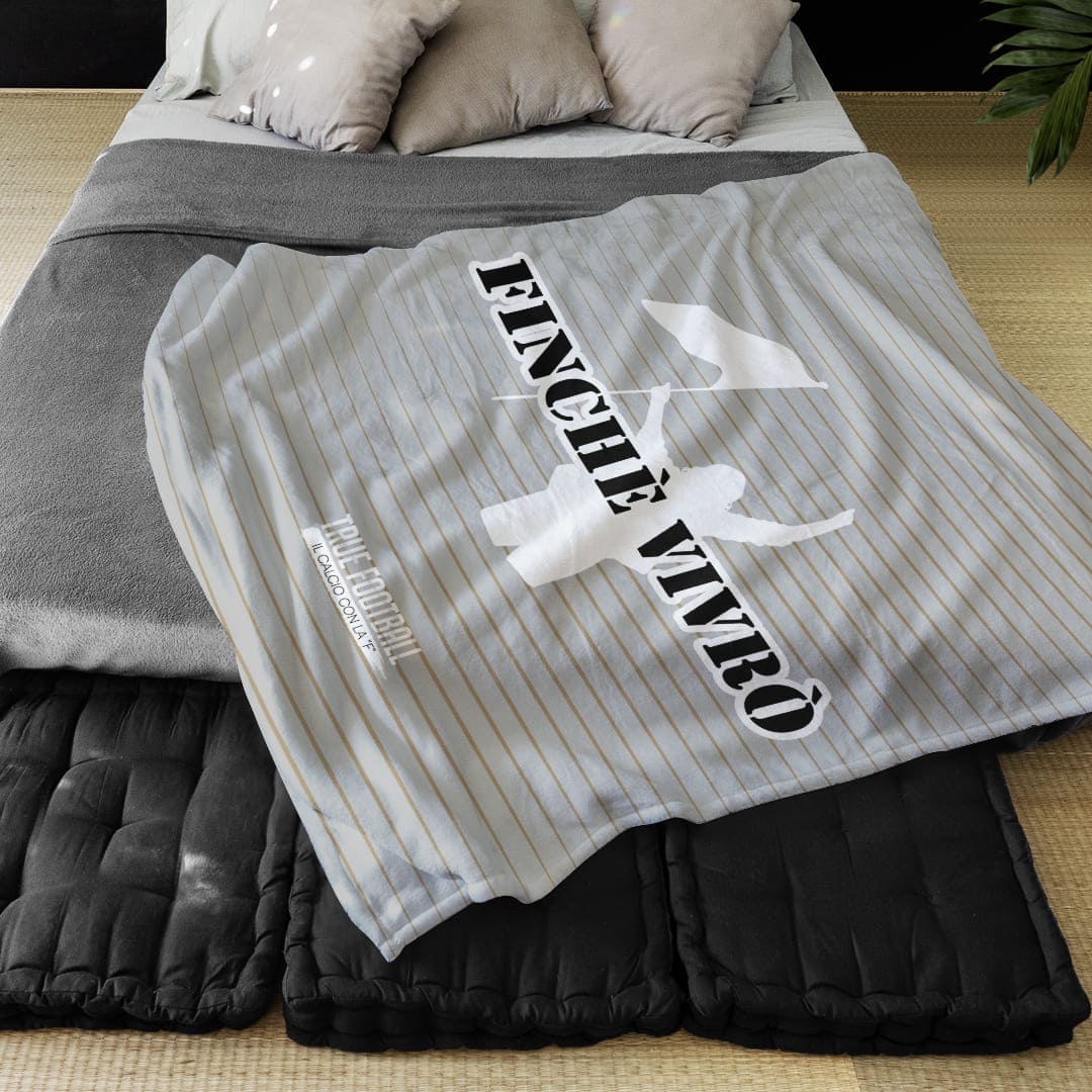 Coperta in Pile del Tifoso "Finché Vivrò"