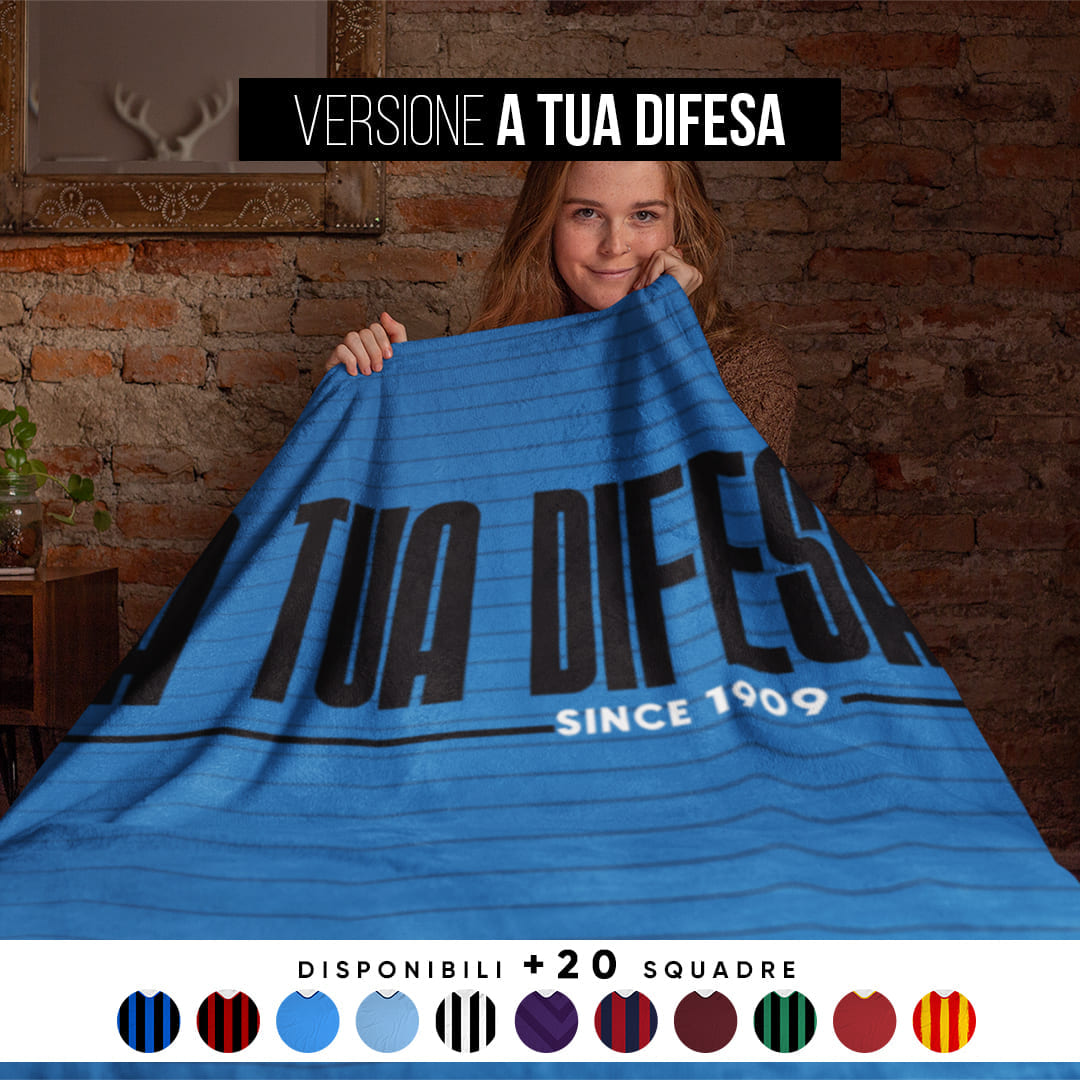 Coperta in Pile del Tifoso "A Tua Difesa"