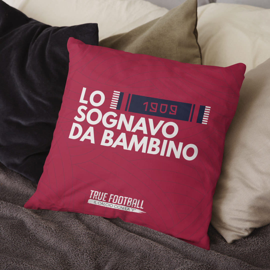 Cuscino del Tifoso "Lo Sognavo Da Bambino"