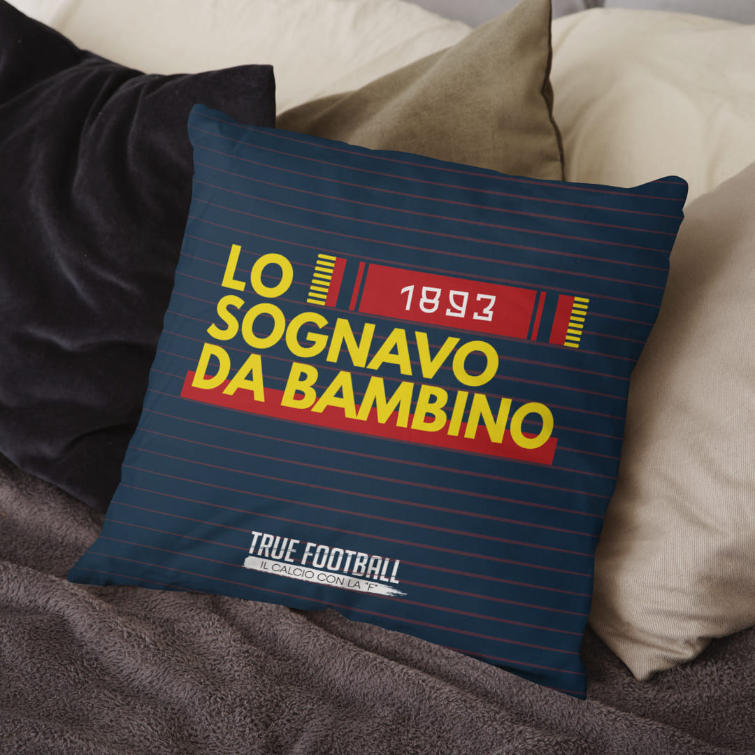 Cuscino del Tifoso "Lo Sognavo Da Bambino"