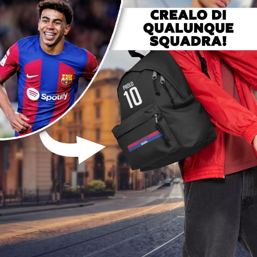 Zaino in Nylon del Tifoso Personalizzato