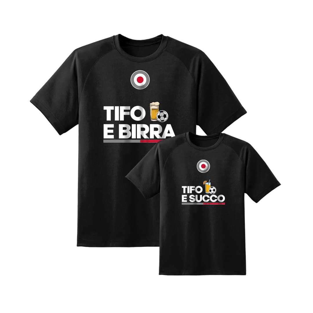 Coppia T-Shirt Padre & Figlio "Tifo e..."