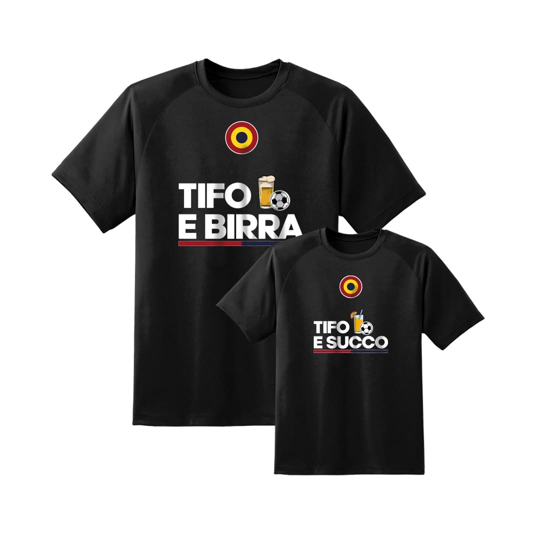 Coppia T-Shirt Padre & Figlio "Tifo e..."