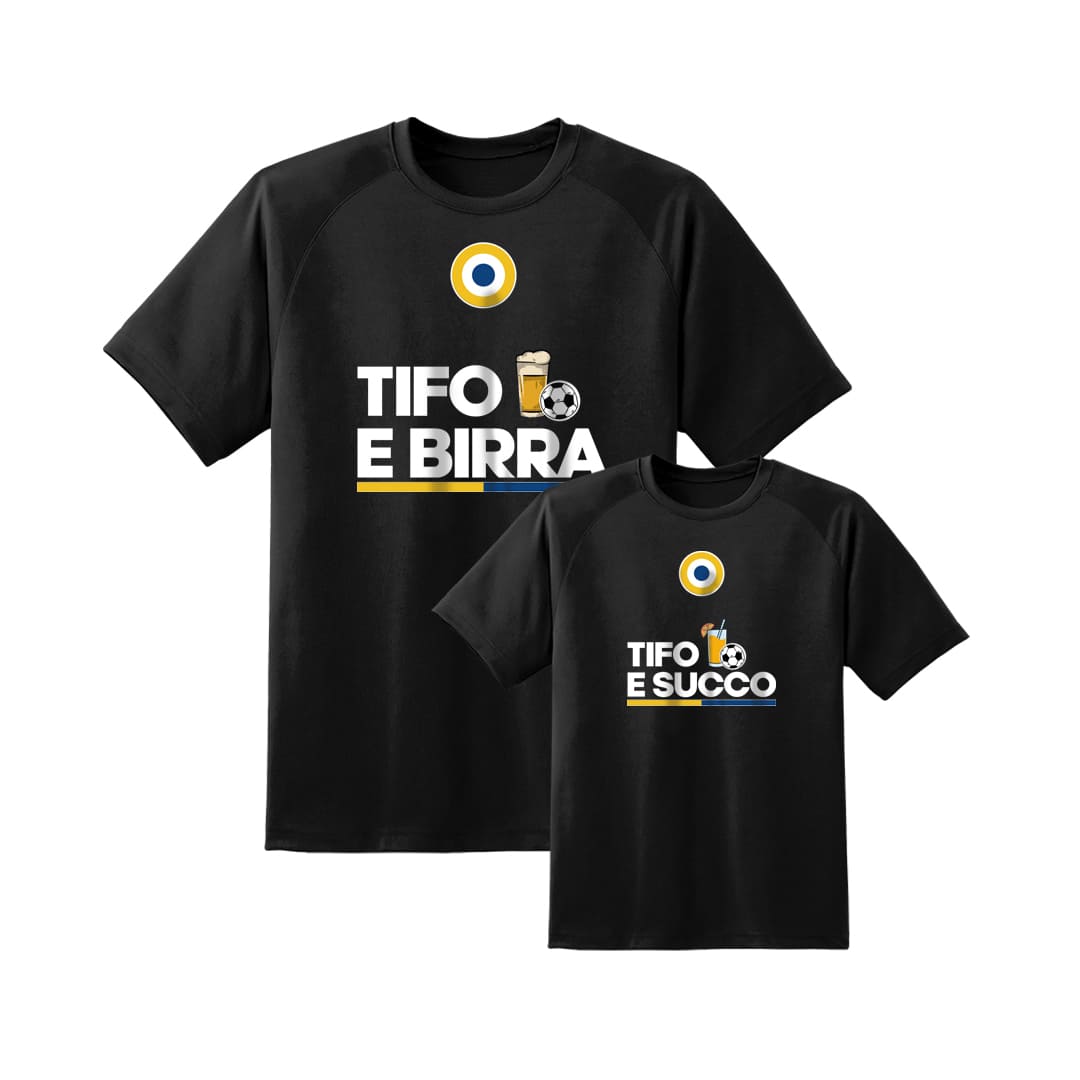 Coppia T-Shirt Padre & Figlio "Tifo e..."
