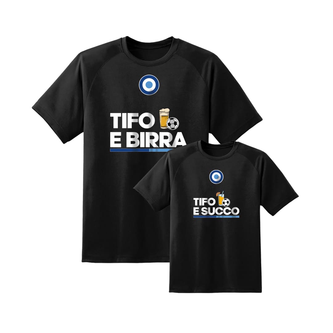 Coppia T-Shirt Padre & Figlio "Tifo e..."