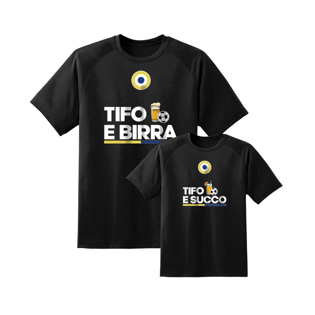 Coppia T-Shirt Padre & Figlio "Tifo e..."