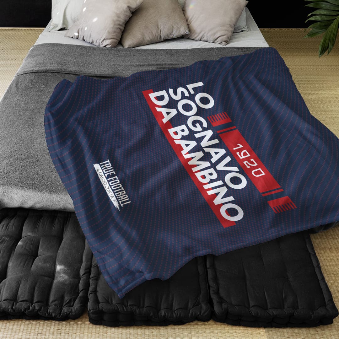 Coperta in Pile del Tifoso "Lo Sognavo Da Bambino"