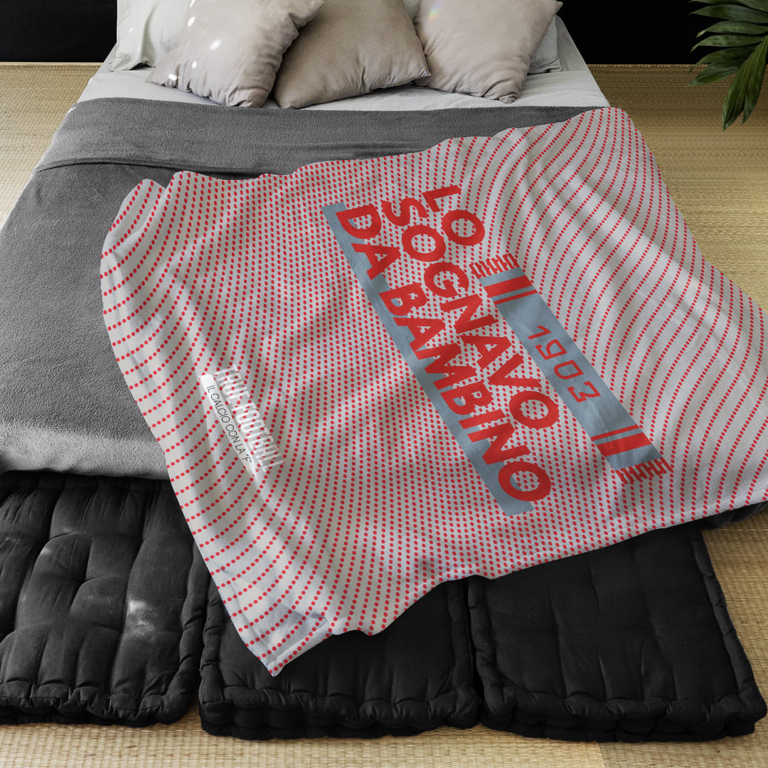 Coperta in Pile del Tifoso "Lo Sognavo Da Bambino"