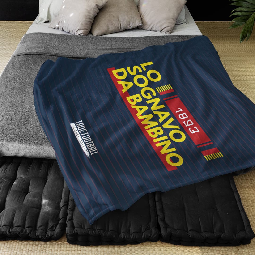 Coperta in Pile del Tifoso "Lo Sognavo Da Bambino"