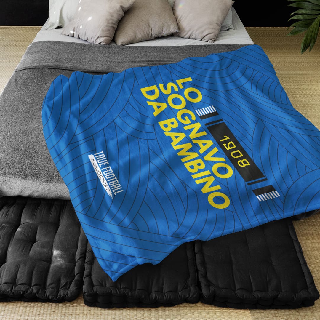 Coperta in Pile del Tifoso "Lo Sognavo Da Bambino"