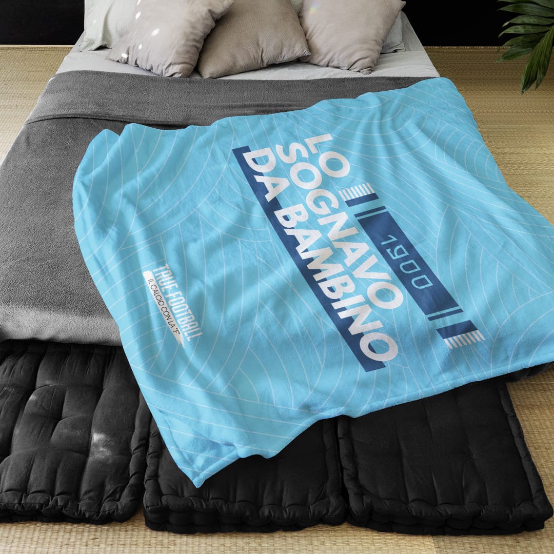 Coperta in Pile del Tifoso "Lo Sognavo Da Bambino"