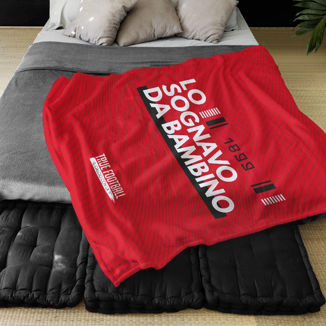 Coperta in Pile del Tifoso "Lo Sognavo Da Bambino"