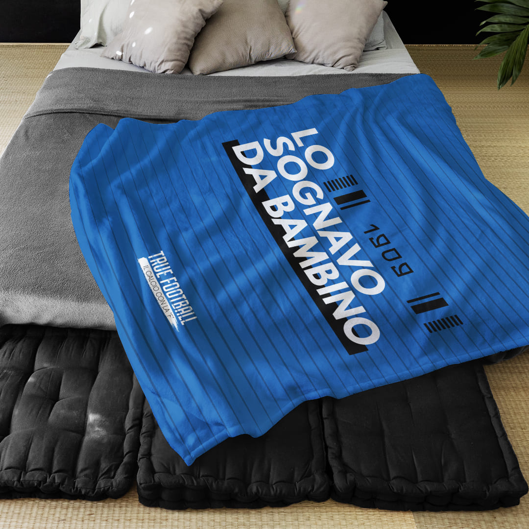 Coperta in Pile del Tifoso "Lo Sognavo Da Bambino"