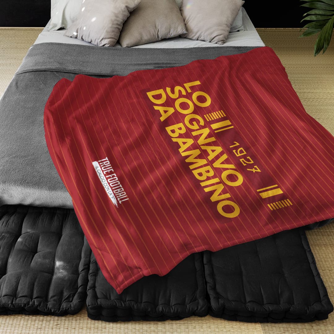 Coperta in Pile del Tifoso "Lo Sognavo Da Bambino"