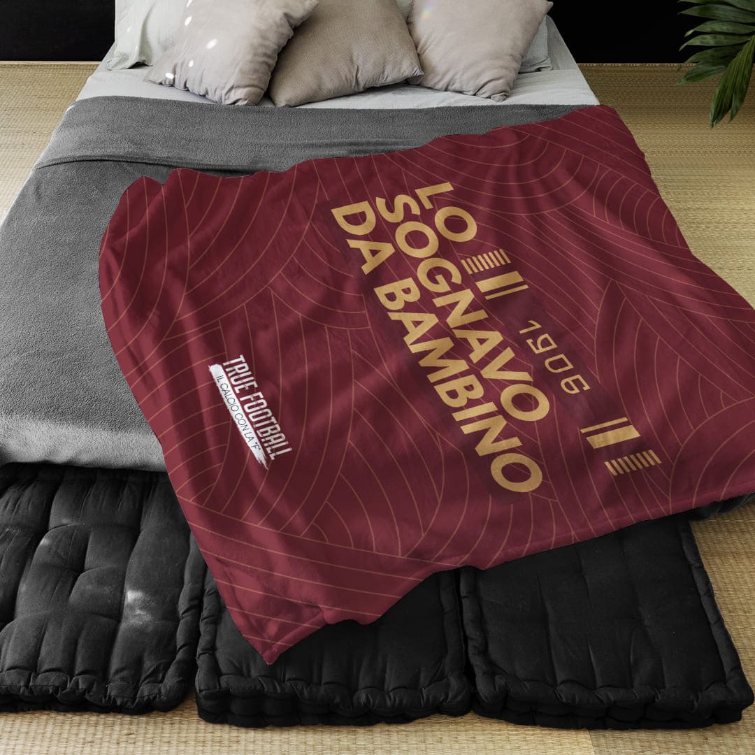 Coperta in Pile del Tifoso "Lo Sognavo Da Bambino"