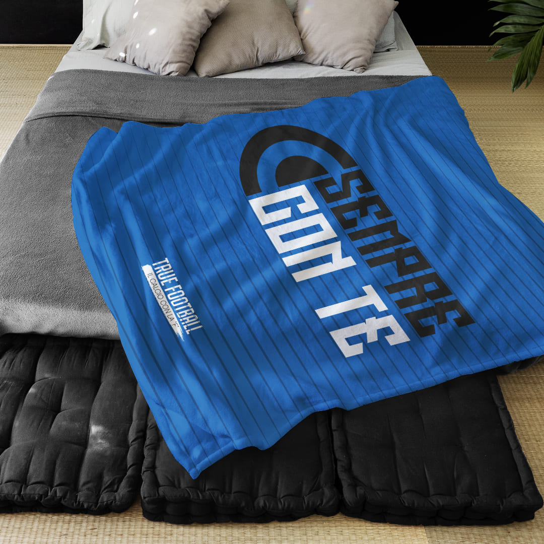 Coperta in Pile del Tifoso "Sempre Con Te"