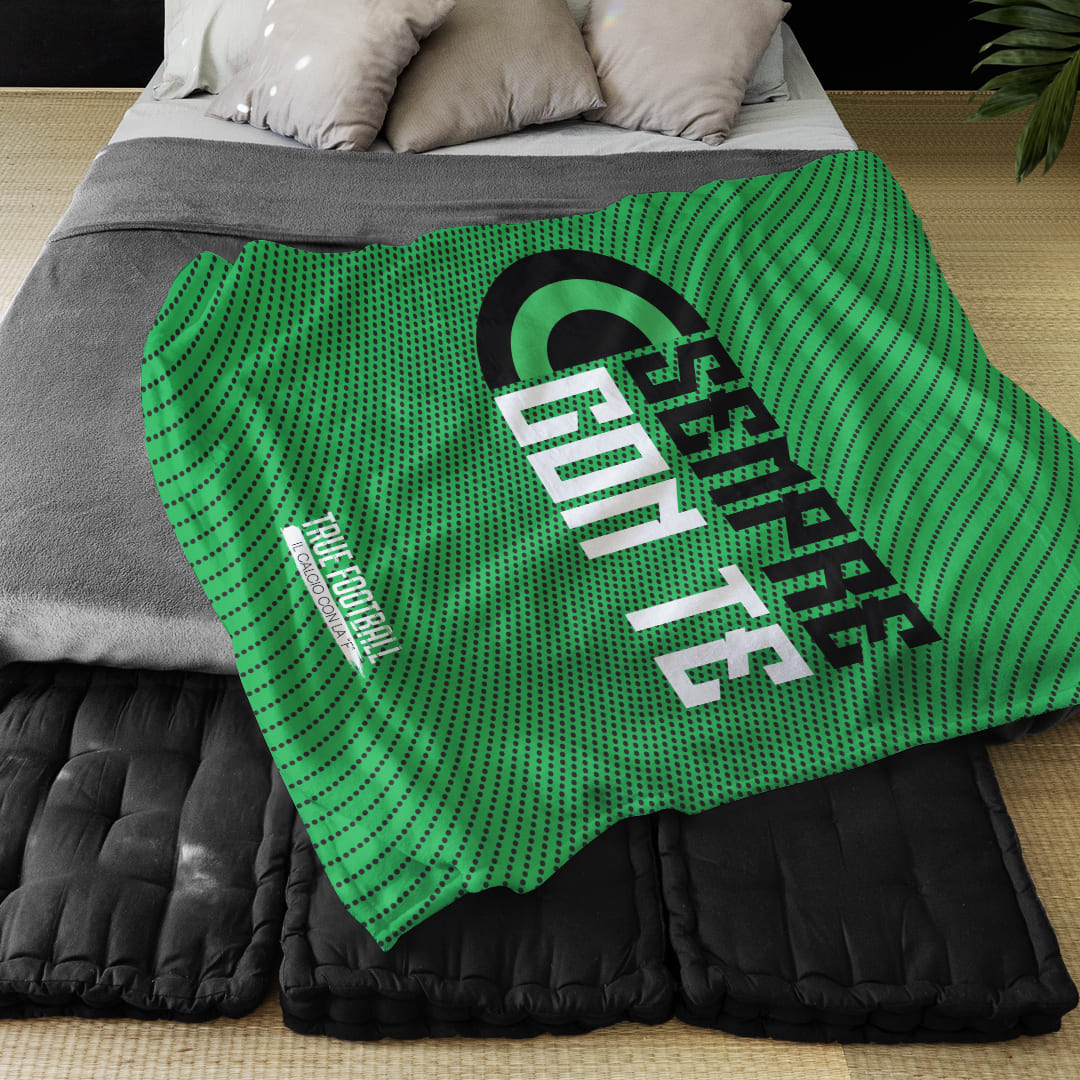 Coperta in Pile del Tifoso "Sempre Con Te"