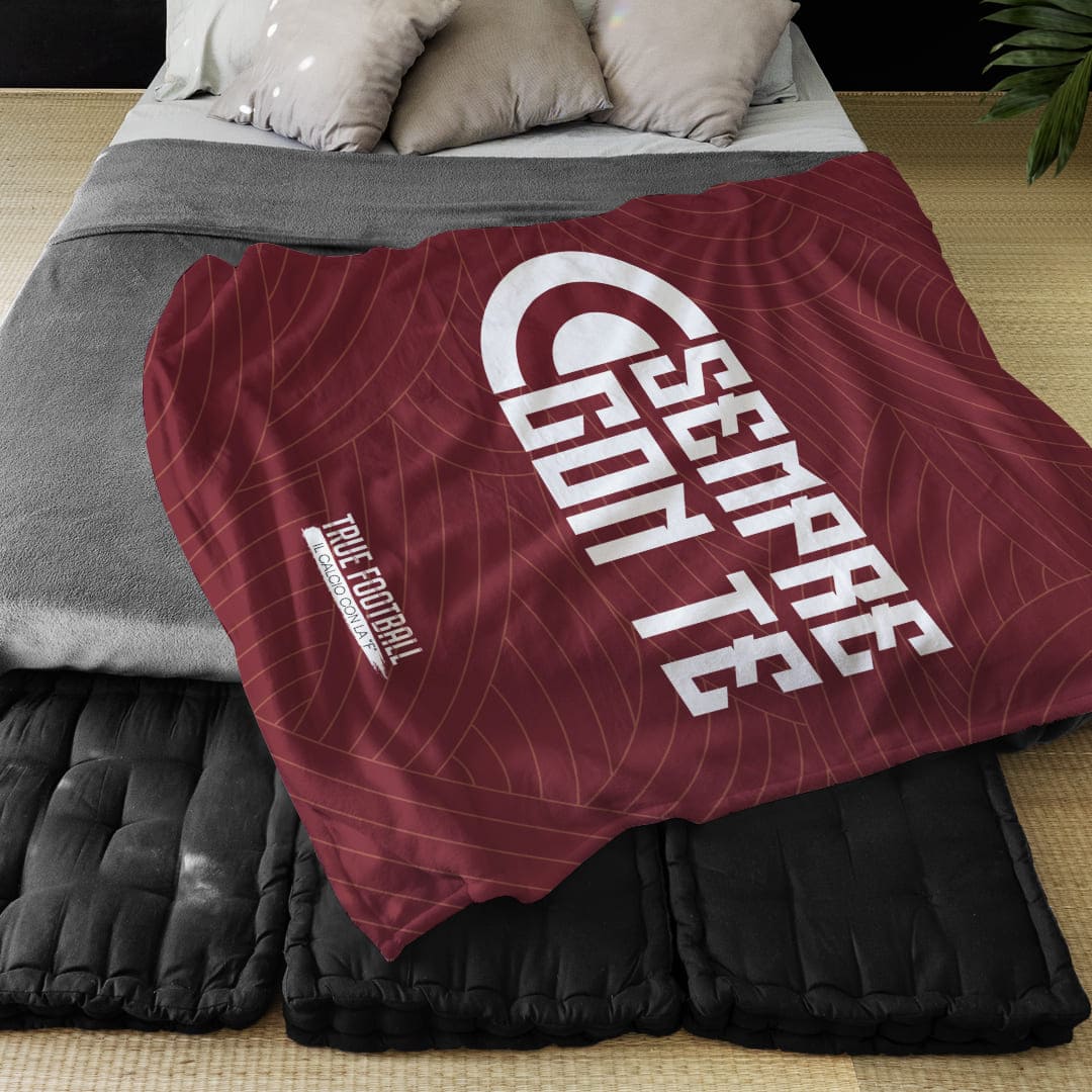Coperta in Pile del Tifoso "Sempre Con Te"