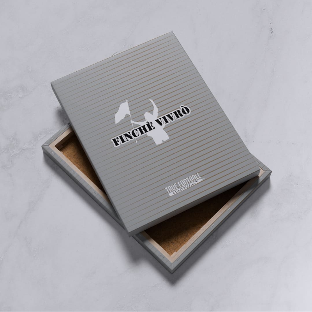 Quadro del Tifoso "Finché Vivrò"