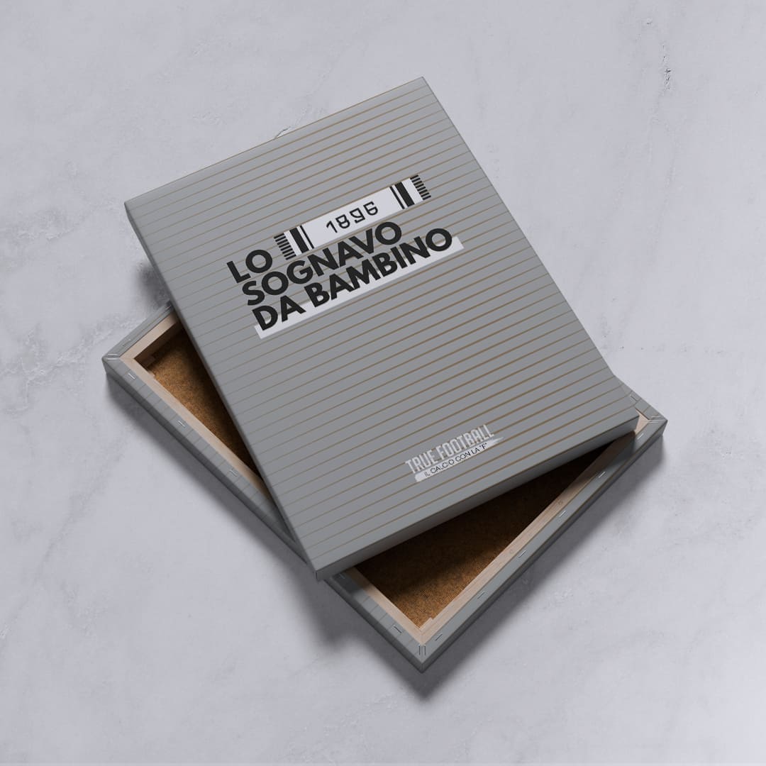 Quadro del Tifoso "Lo Sognavo da Bambino"