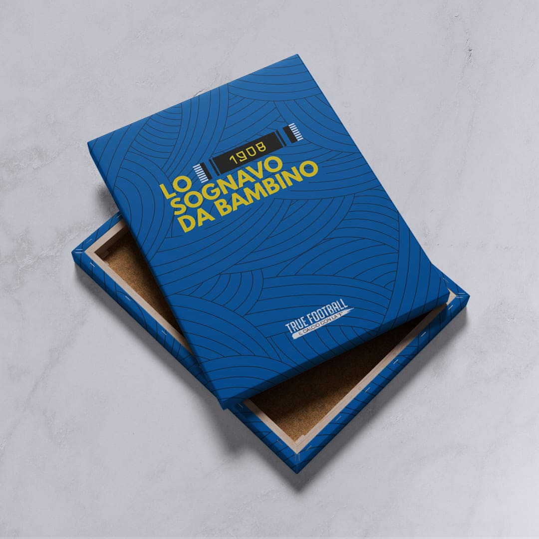 Quadro del Tifoso "Lo Sognavo da Bambino"