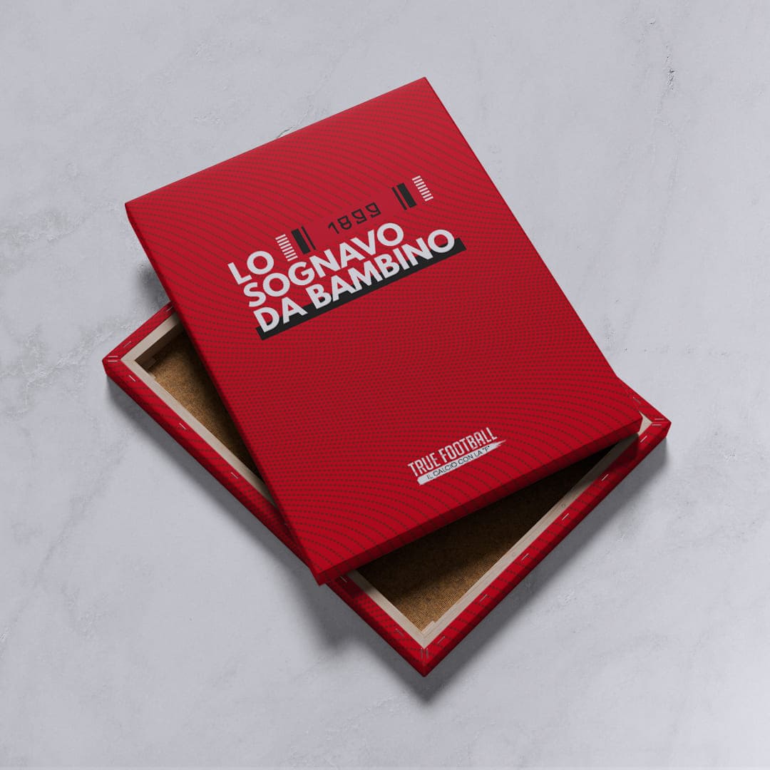 Quadro del Tifoso "Lo Sognavo da Bambino"