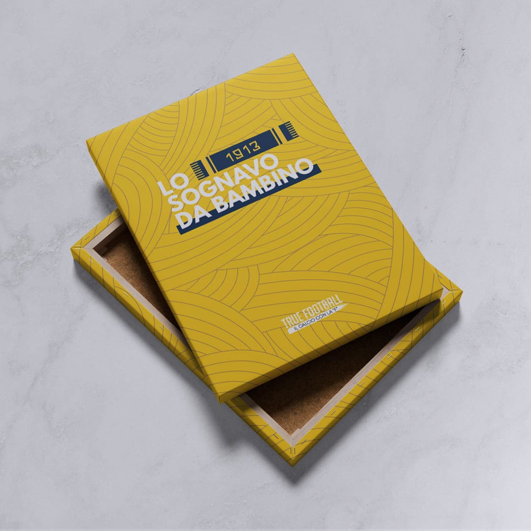 Quadro del Tifoso "Lo Sognavo da Bambino"