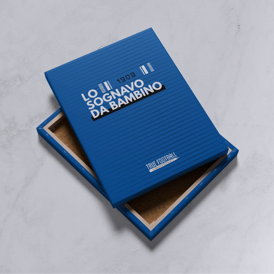 Quadro del Tifoso "Lo Sognavo da Bambino"