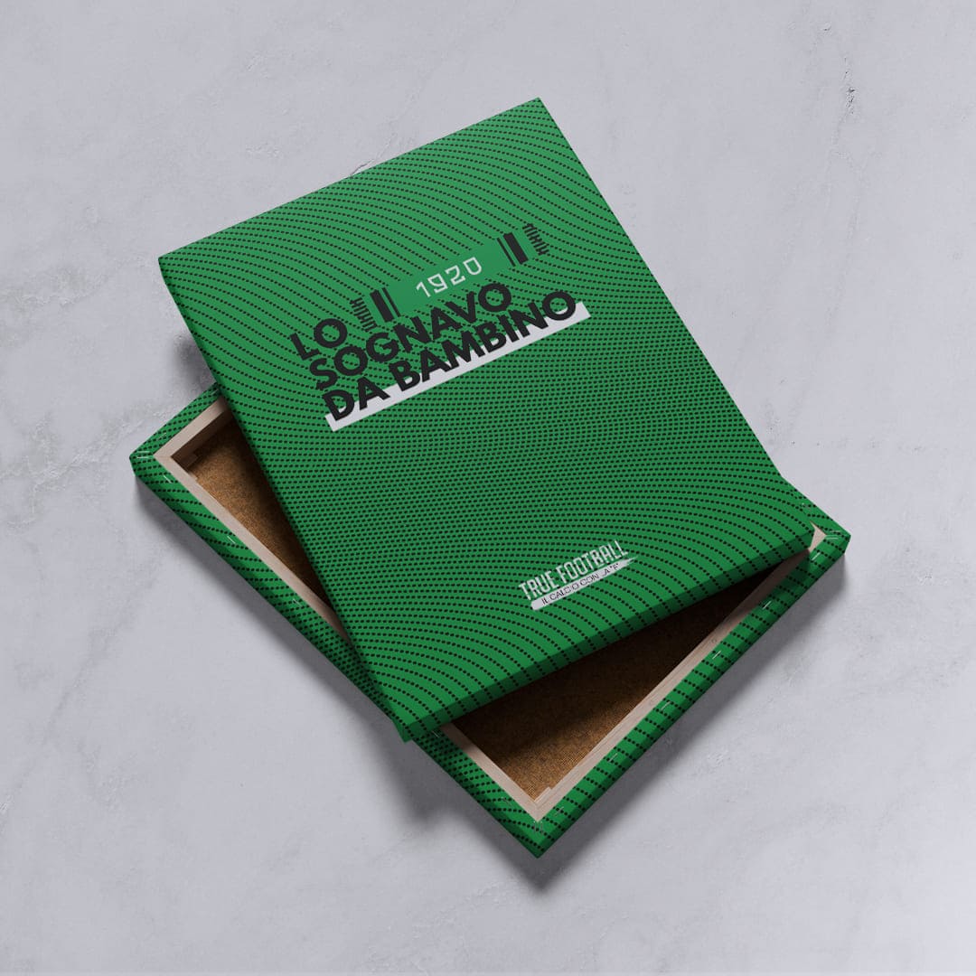 Quadro del Tifoso "Lo Sognavo da Bambino"