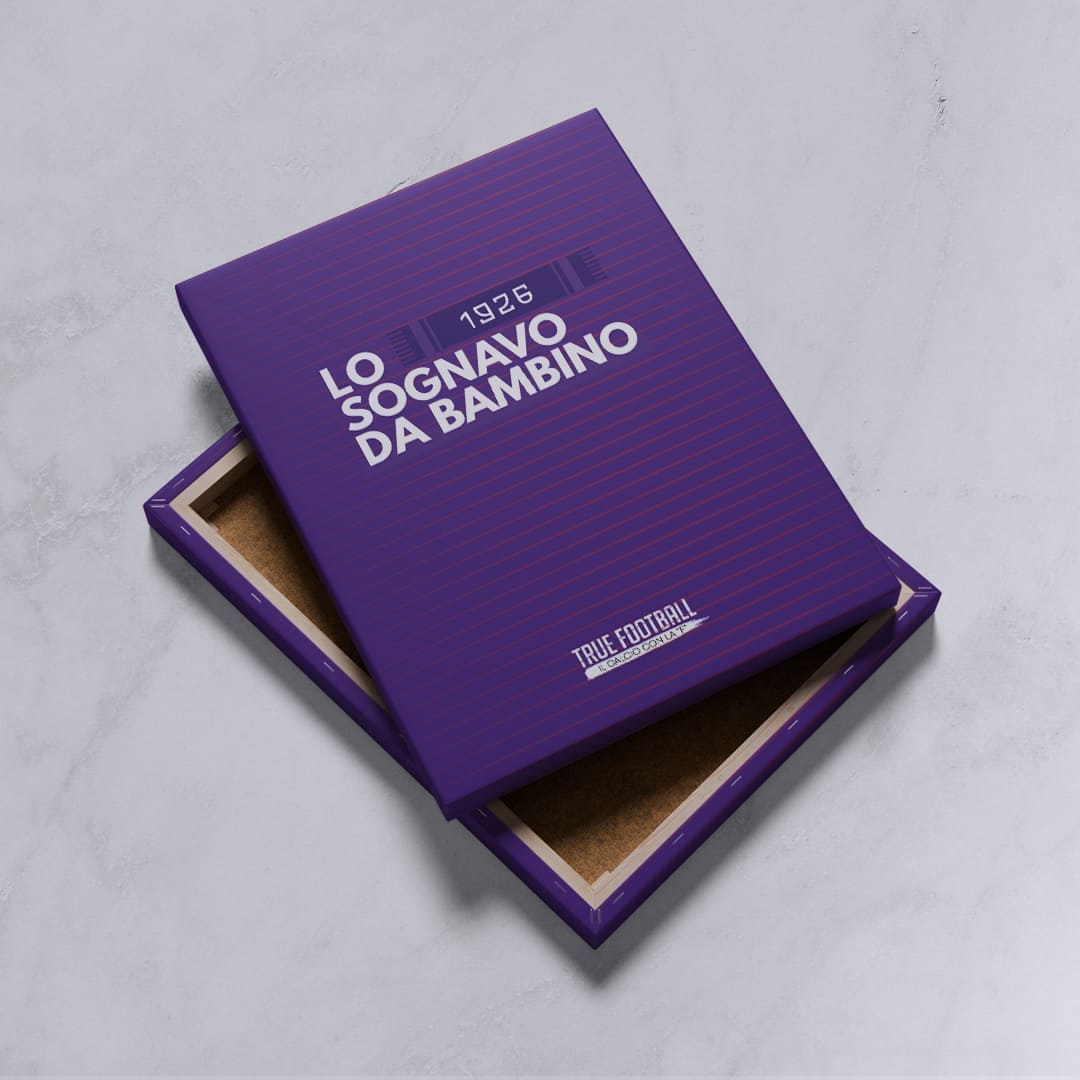 Quadro del Tifoso "Lo Sognavo da Bambino"