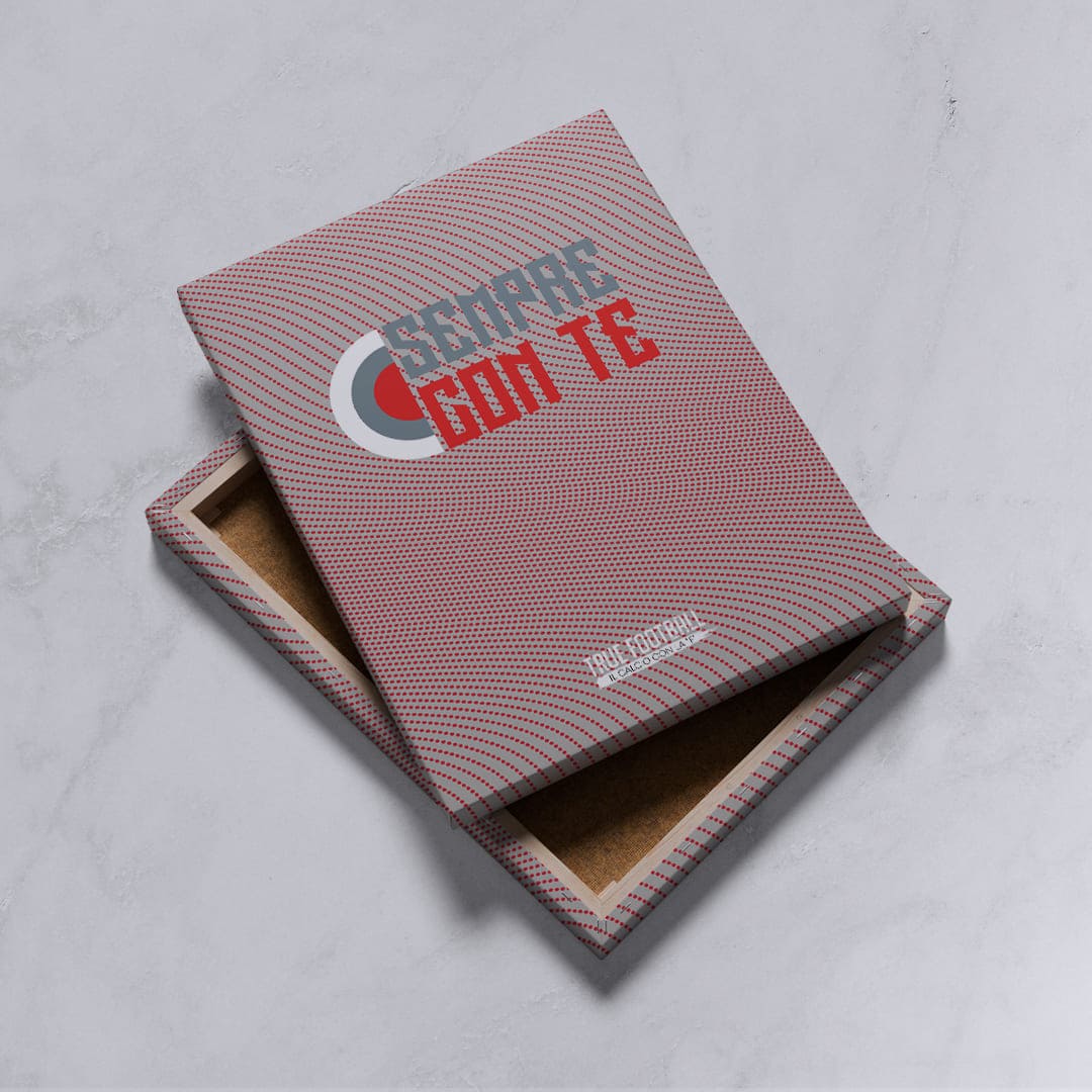 Quadro del Tifoso "Sempre con Te"