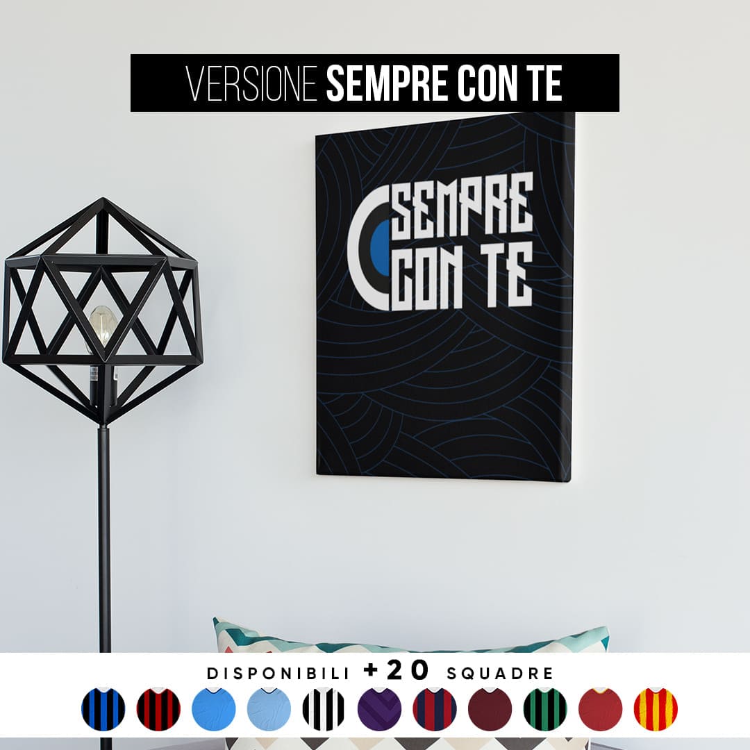 Quadro del Tifoso "Sempre con Te"