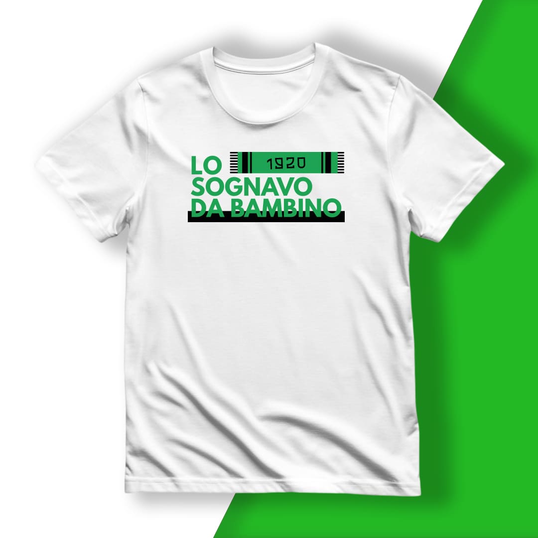 T-Shirt del Tifoso "Lo Sognavo Da Bambino"