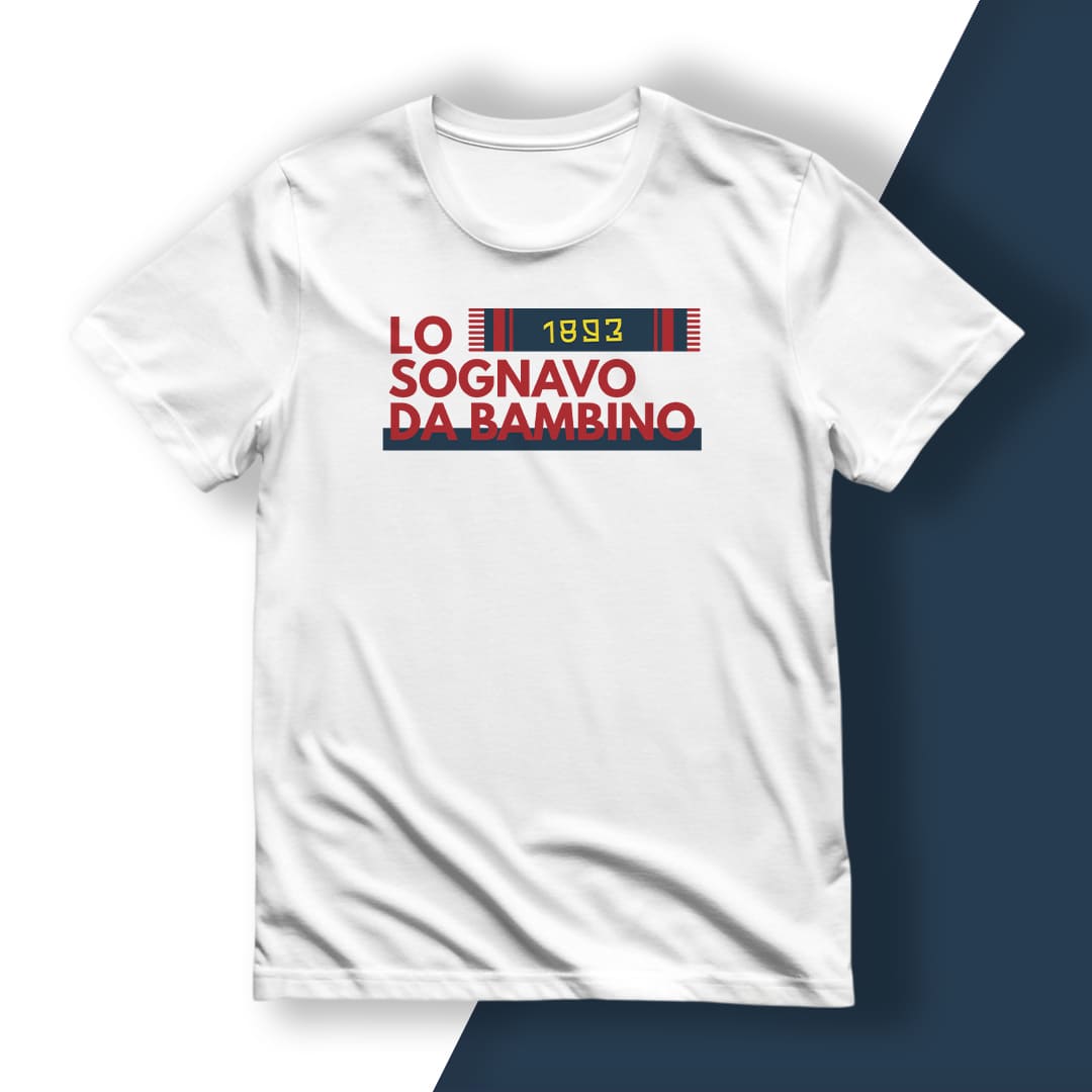 T-Shirt del Tifoso "Lo Sognavo Da Bambino"