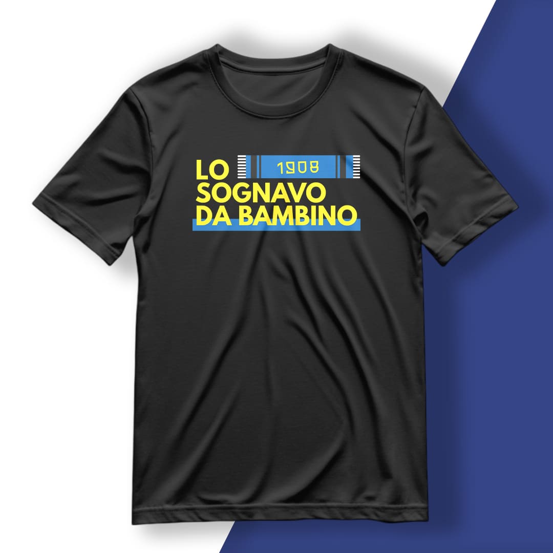 T-Shirt del Tifoso "Lo Sognavo Da Bambino"