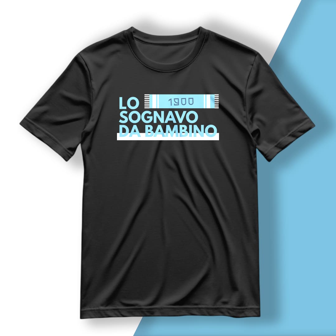 T-Shirt del Tifoso "Lo Sognavo Da Bambino"