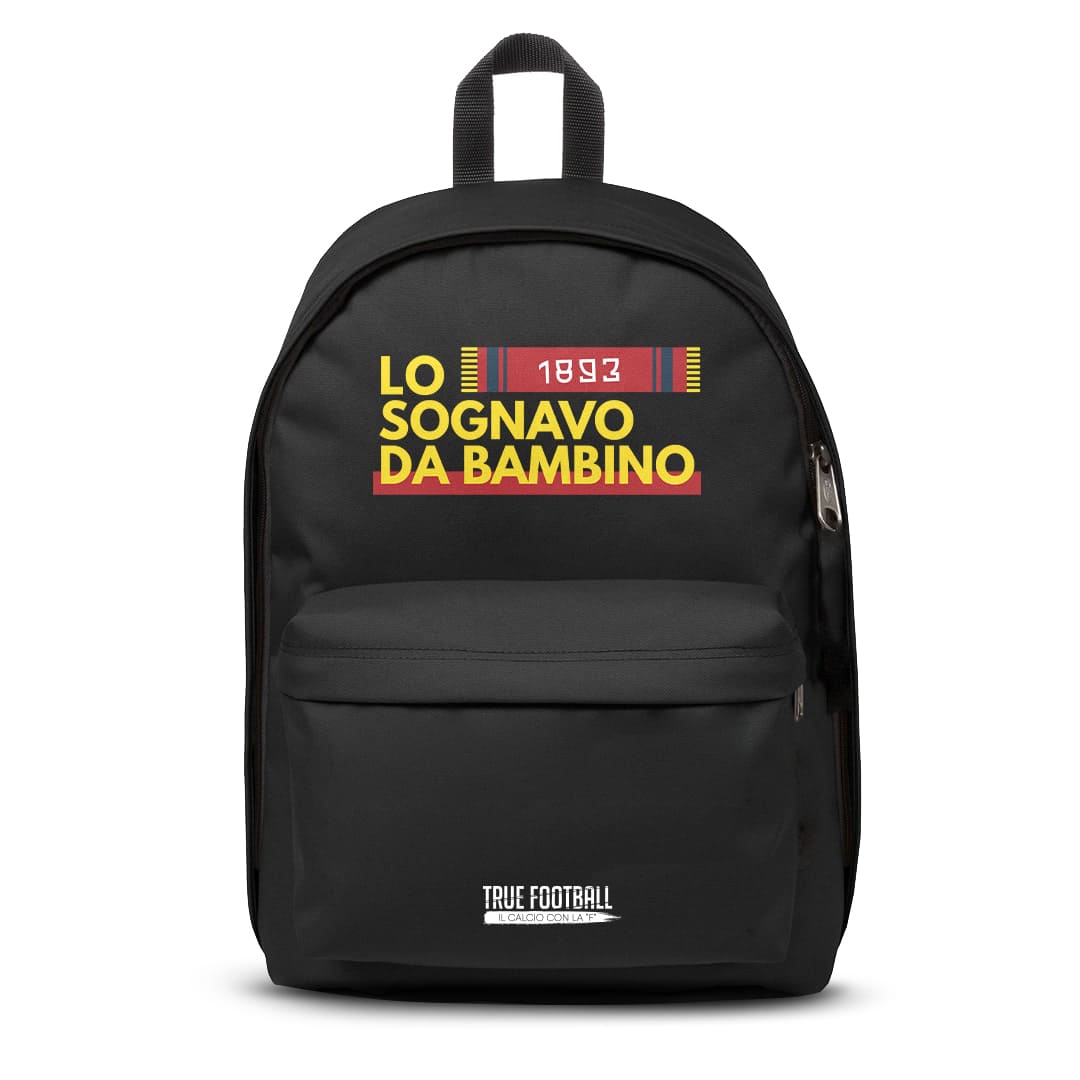 Zaino in Nylon del Tifoso "Lo Sognavo Da Bambino"