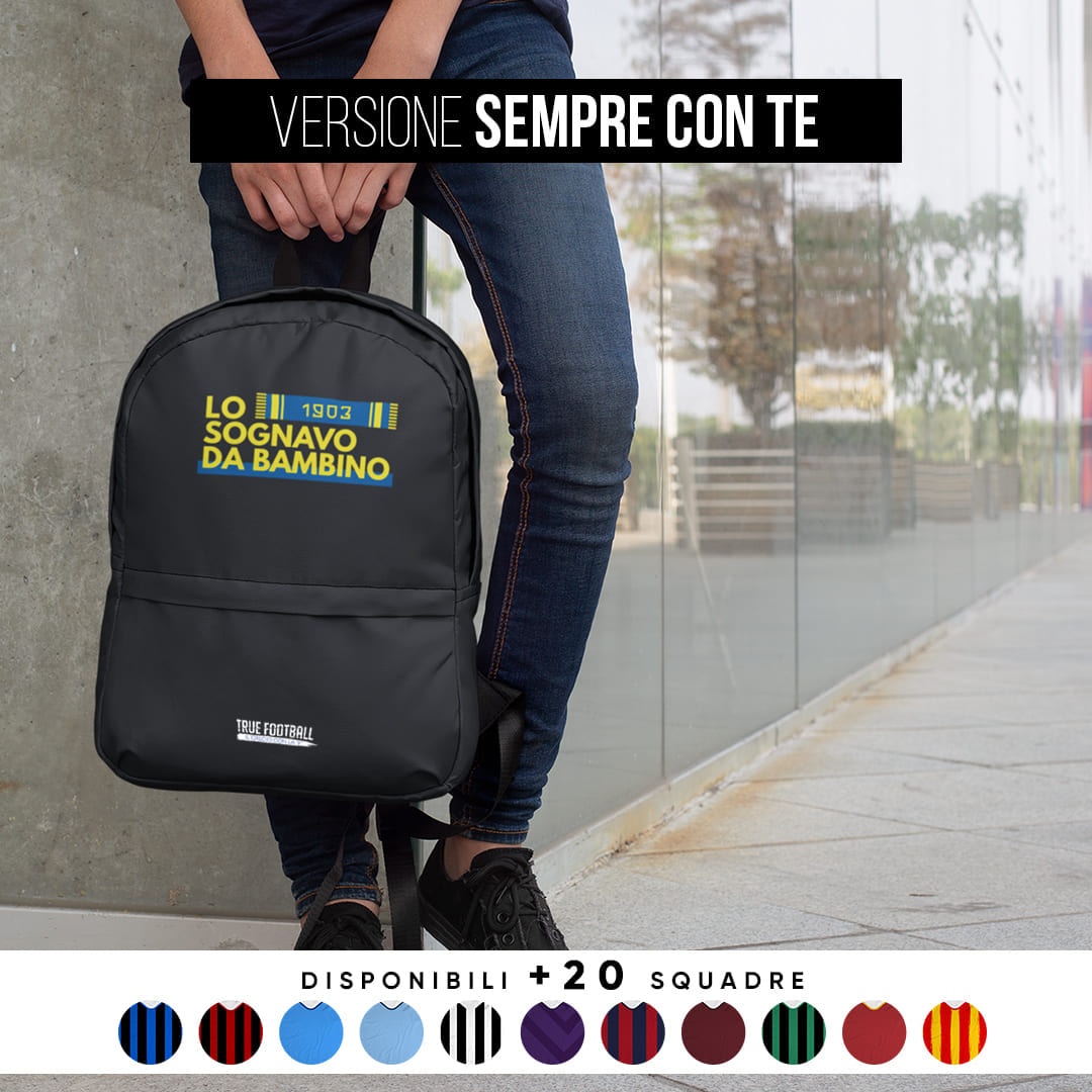 Zaino in Nylon del Tifoso "Lo Sognavo Da Bambino"